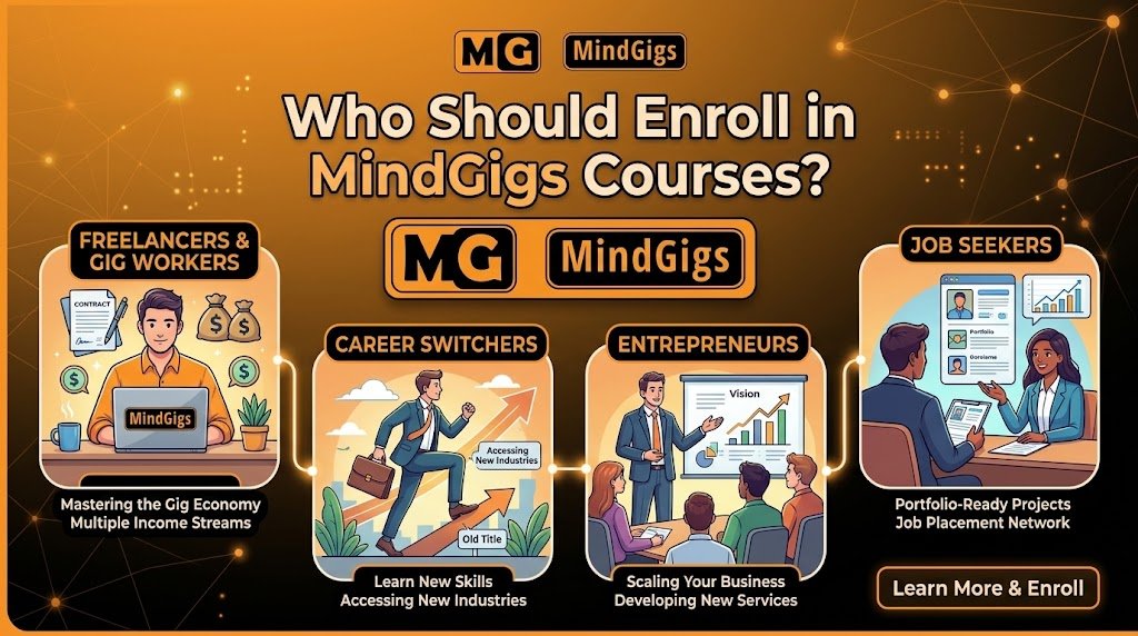 Who Should Enroll in MindGigs Courses?