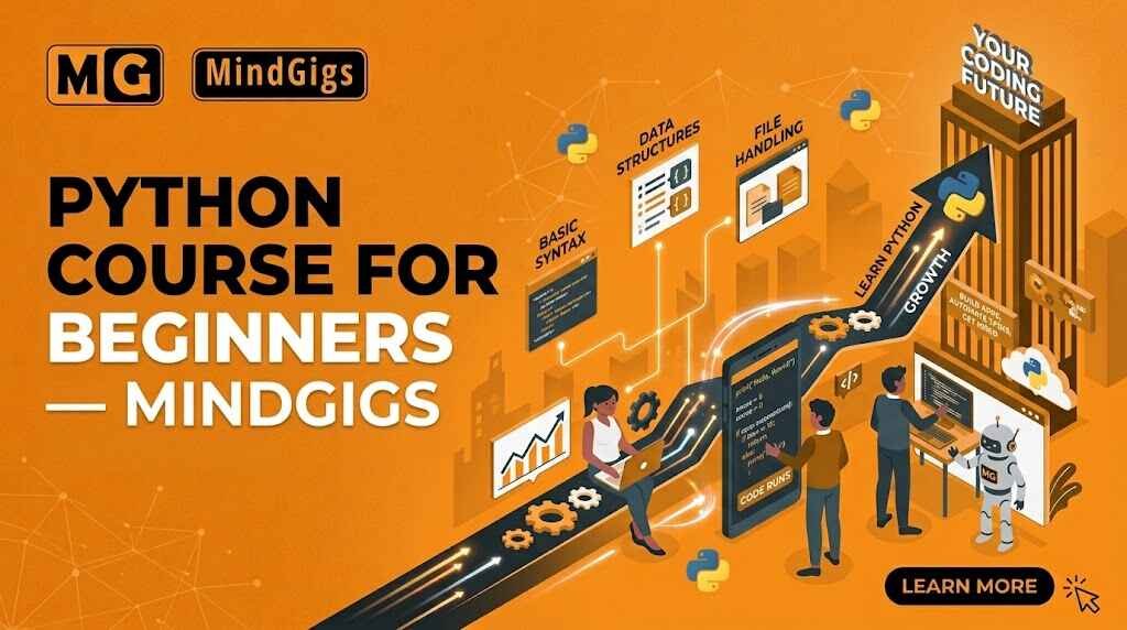 Python Course for Beginners — MindGigs'