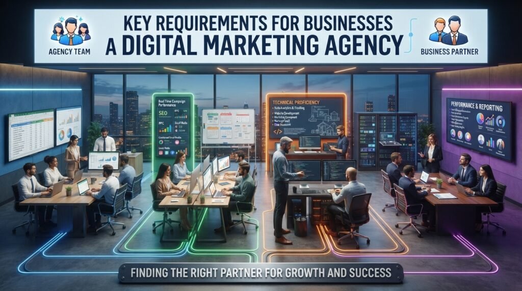 Digital Marketing Agency Requirements for Businesses