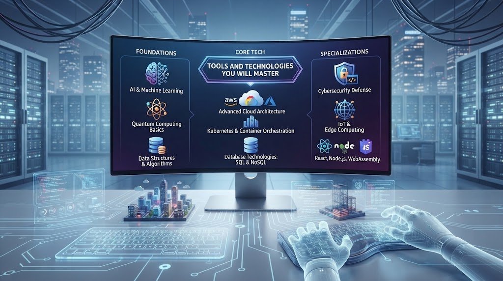 Tools and technologies you will master,