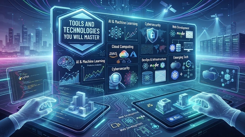 Tools and technologies you will master